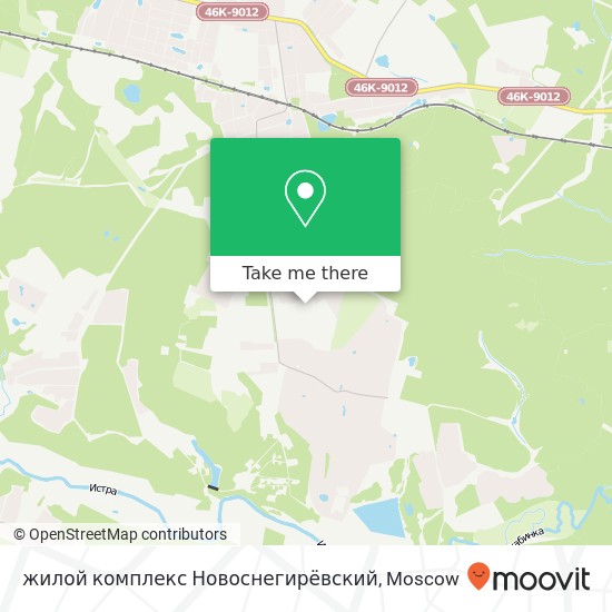 жилой комплекс Новоснегирёвский map