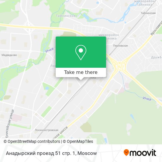Анадырский проезд 51 стр. 1 map