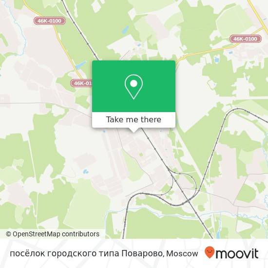 посёлок городского типа Поварово map