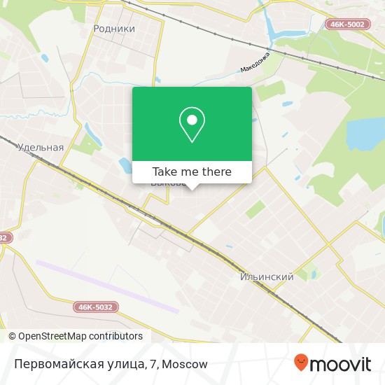 Первомайская улица, 7 map