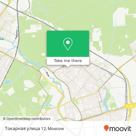 Токарная улица 12 map