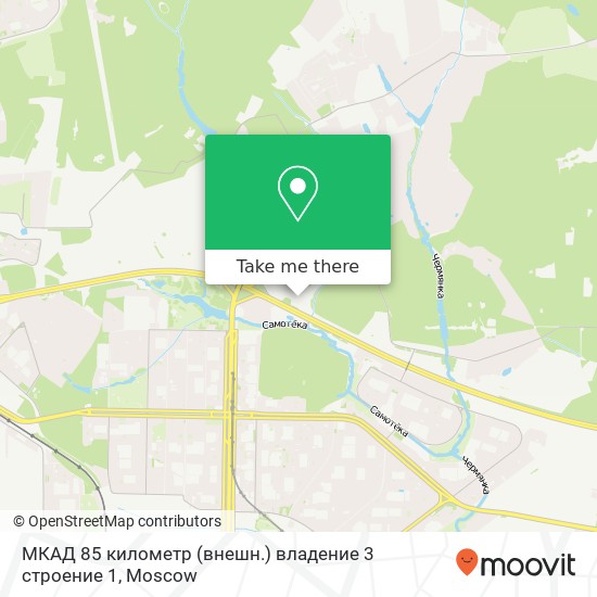 МКАД 85 километр (внешн.) владение 3 строение 1 map