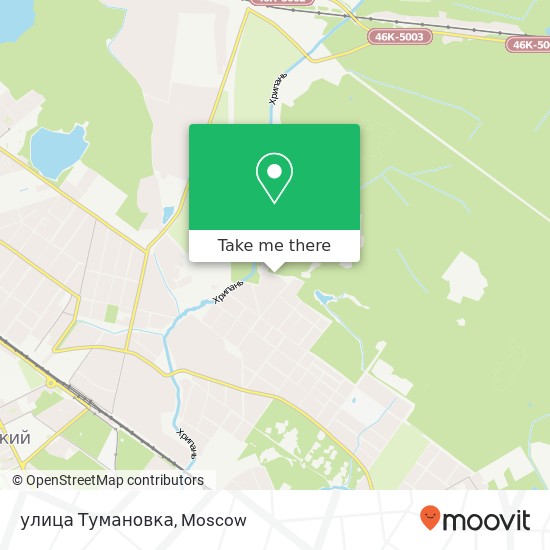 улица Тумановка map