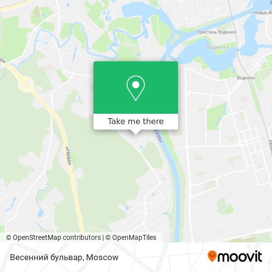 Весенний бульвар map