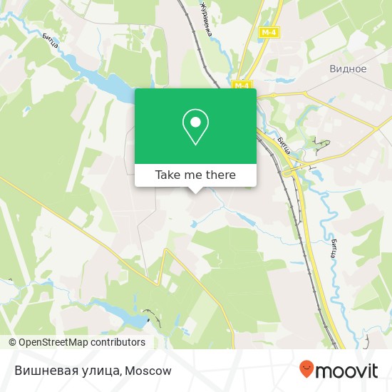 Вишневая улица map