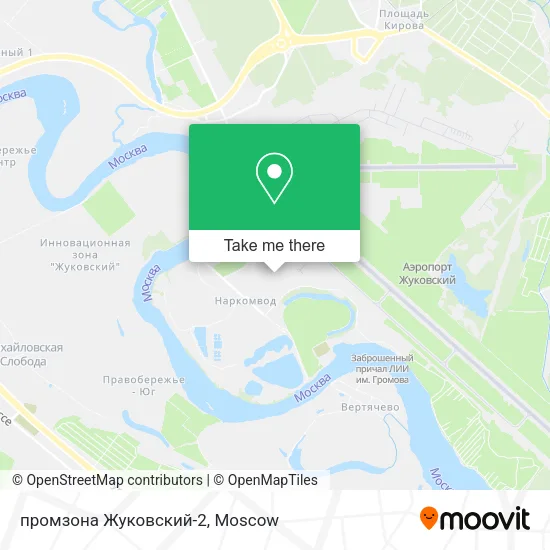 промзона Жуковский-2 map