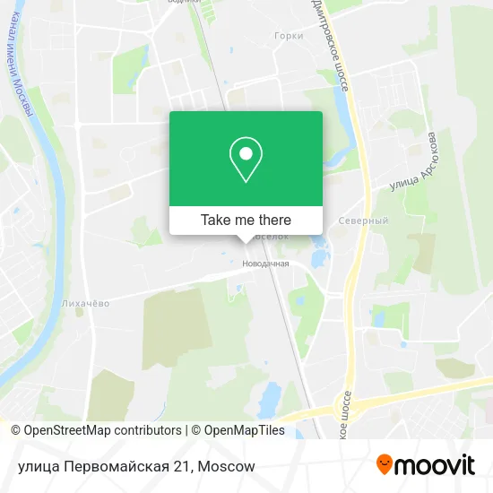 улица Первомайская 21 map