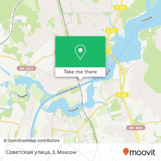 Советская улица, 3 map