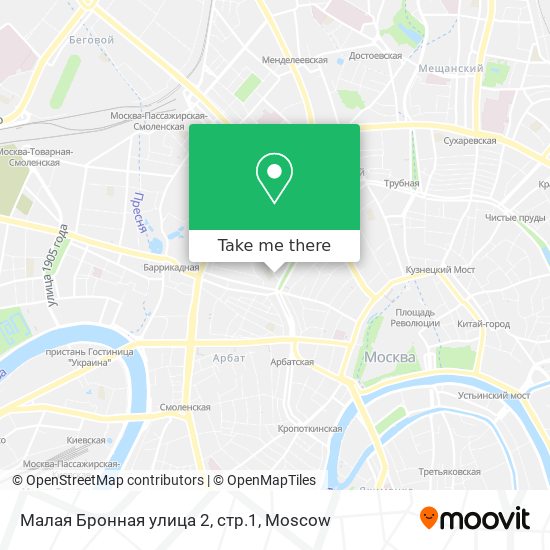 Малая Бронная улица 2, стр.1 map