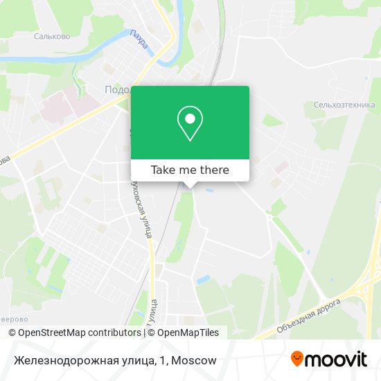 Железнодорожная улица, 1 map