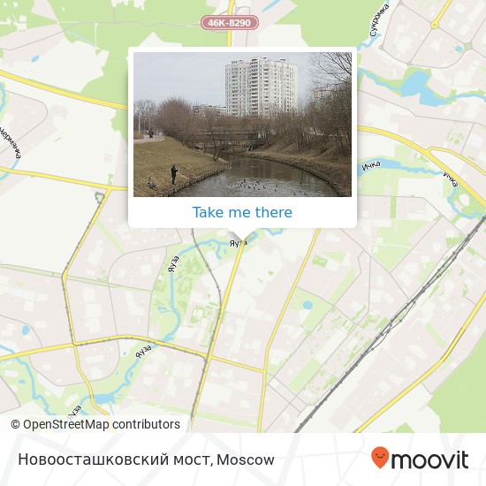 Новоосташковский мост map