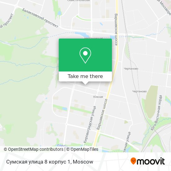 Сумская улица 8 корпус 1 map