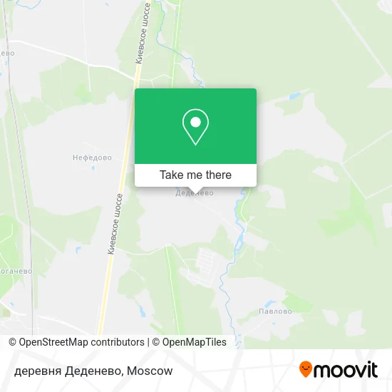 деревня Деденево map