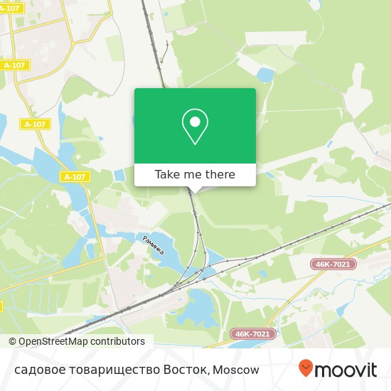 садовое товарищество Восток map