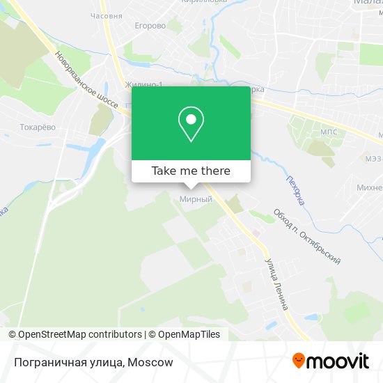 Пограничная улица map