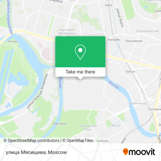 улица Мясищева map