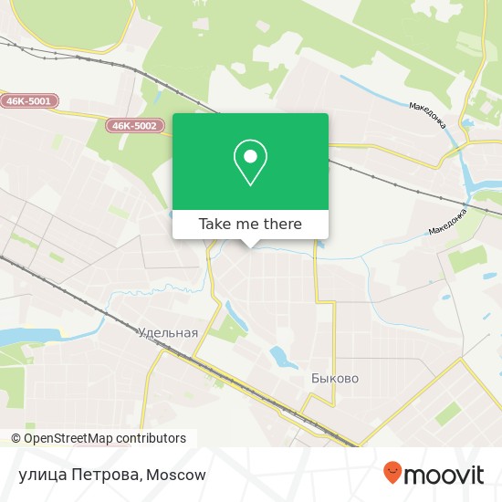 улица Петрова map