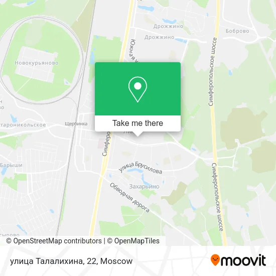улица Талалихина, 22 map