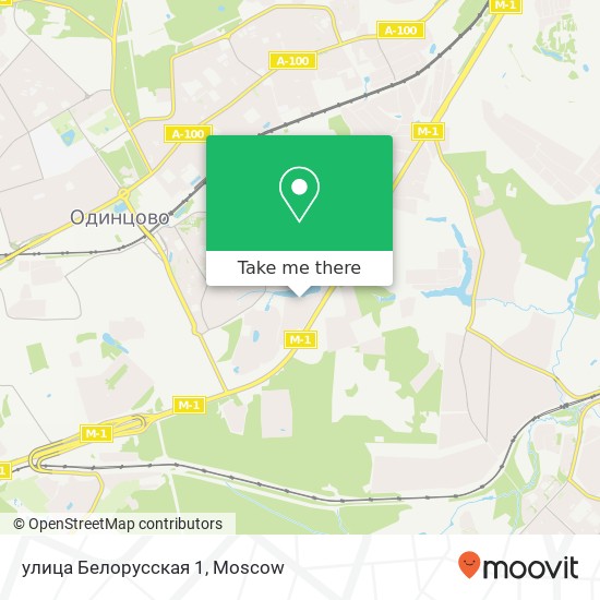 улица Белорусская 1 map