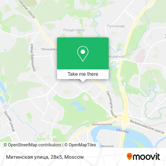 Митинская улица, 28к5 map