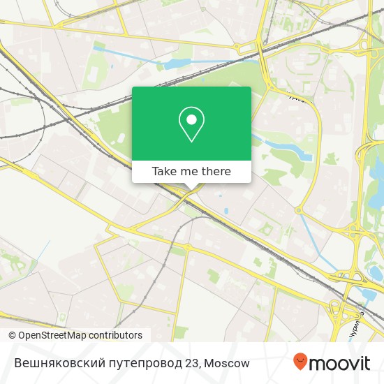 Вешняковский путепровод 23 map