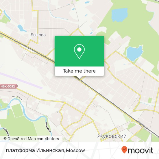 платформа Ильинская map