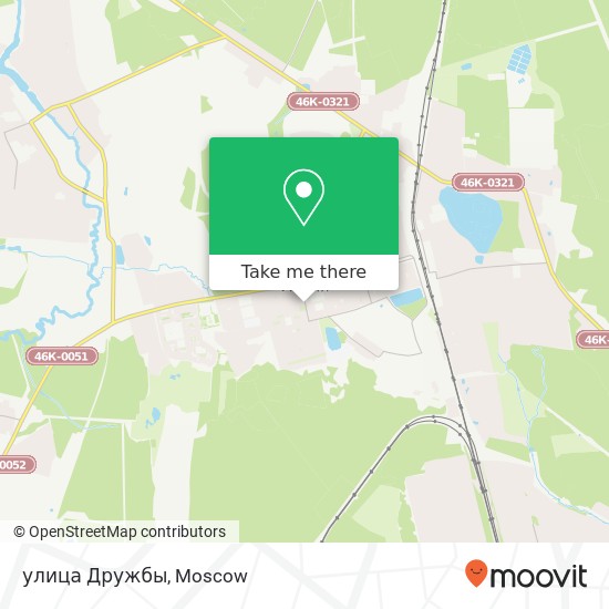 улица Дружбы map