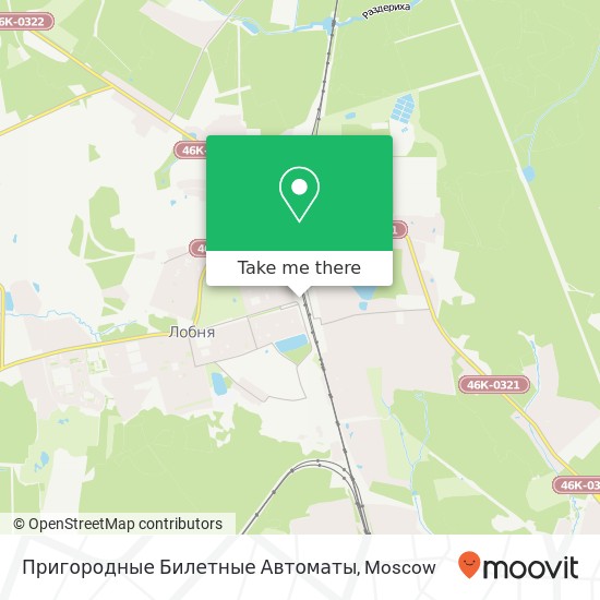 Пригородные Билетные Автоматы map