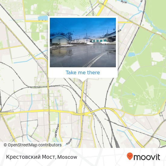Крестовский Мост map