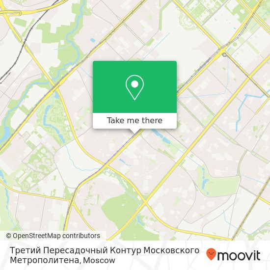 Третий Пересадочный Контур Московского Метрополитена map