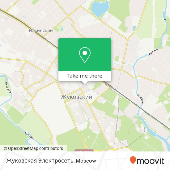 Жуковская Электросеть map