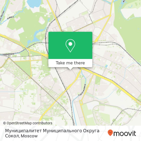 Муниципалитет Муниципального Округа Сокол map