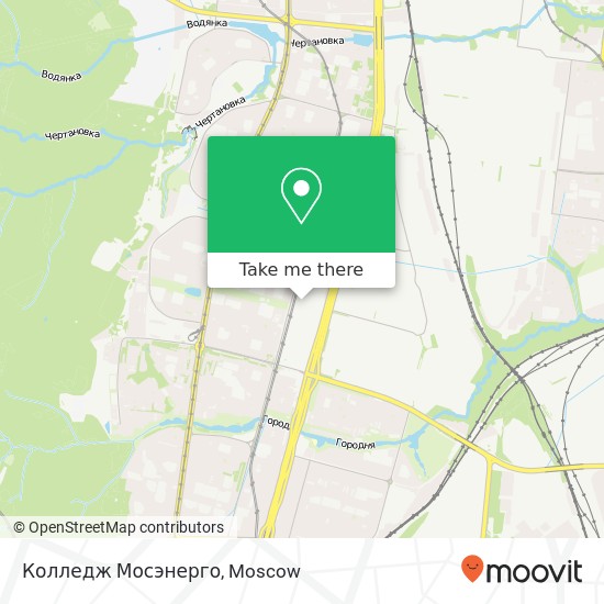 Колледж Мосэнерго map