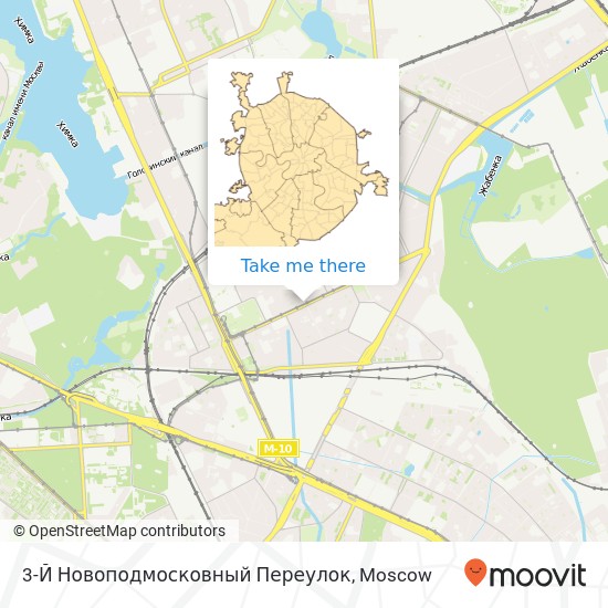 3-Й Новоподмосковный Переулок map