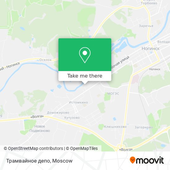 Трамвайное депо map