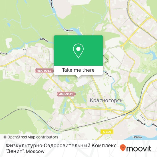 Физкультурно-Оздоровительный Комплекс "Зенит" map