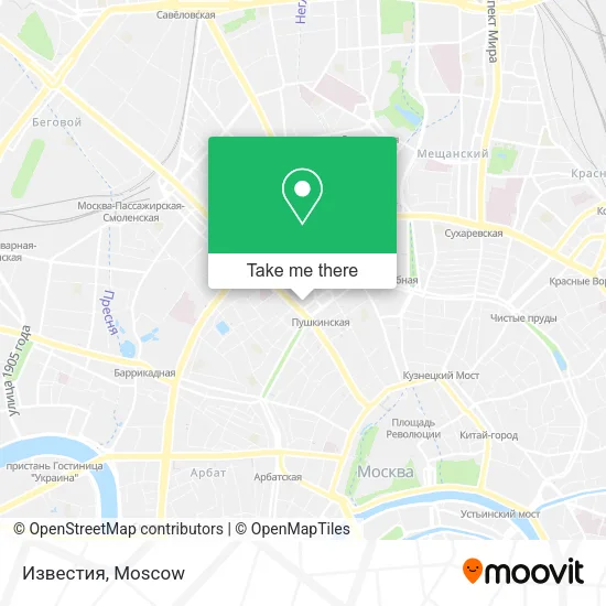 Известия map