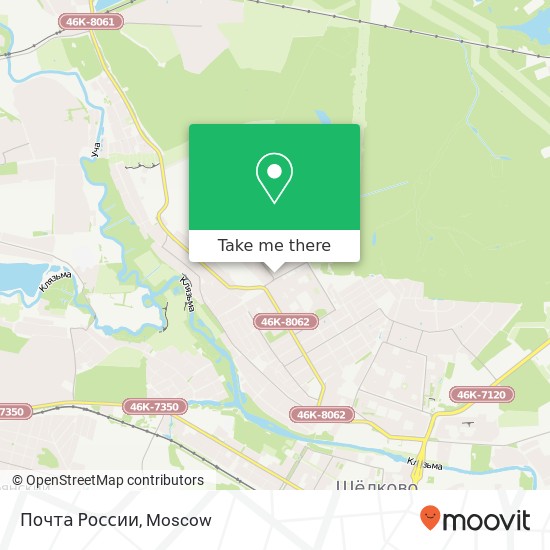 Почта России map