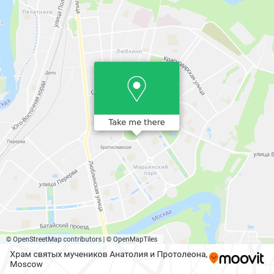 Храм святых мучеников Анатолия и Протолеона map