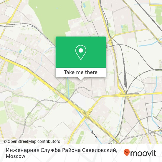 Инженерная Служба Района Савеловский map