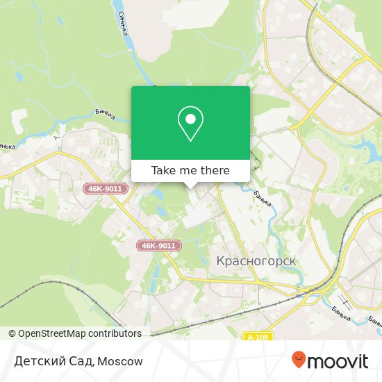 Детский Сад map