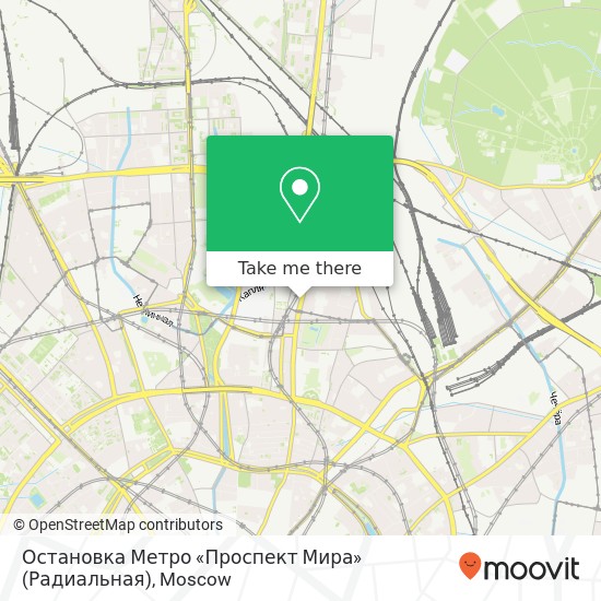 Остановка Метро «Проспект Мира» (Радиальная) map