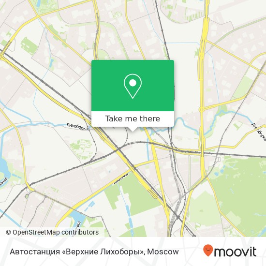 Автостанция «Верхние Лихоборы» map