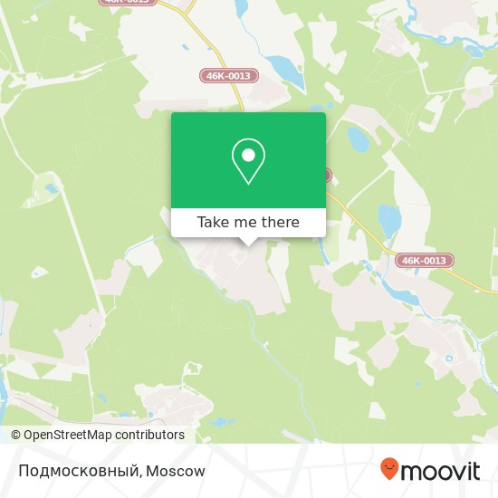 Подмосковный map