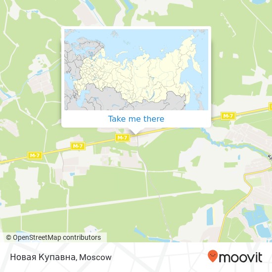 Новая Купавна map