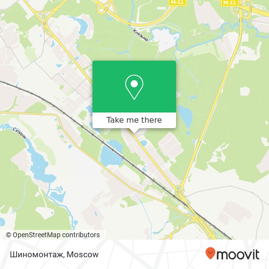 Шиномонтаж map