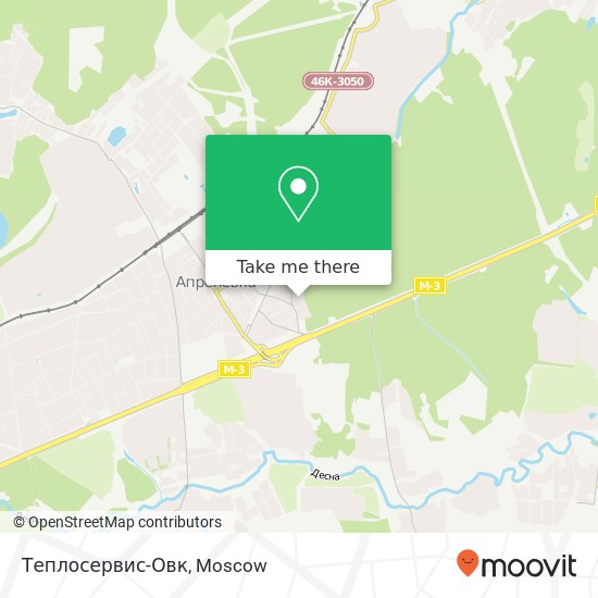 Теплосервис-Овк map