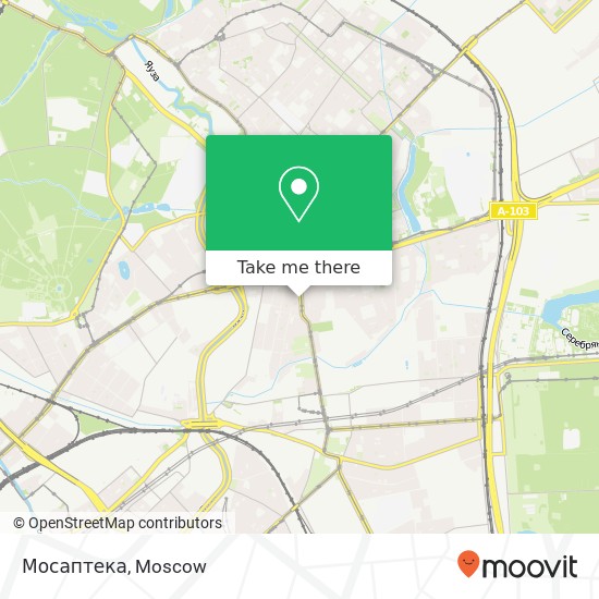 Мосаптека map