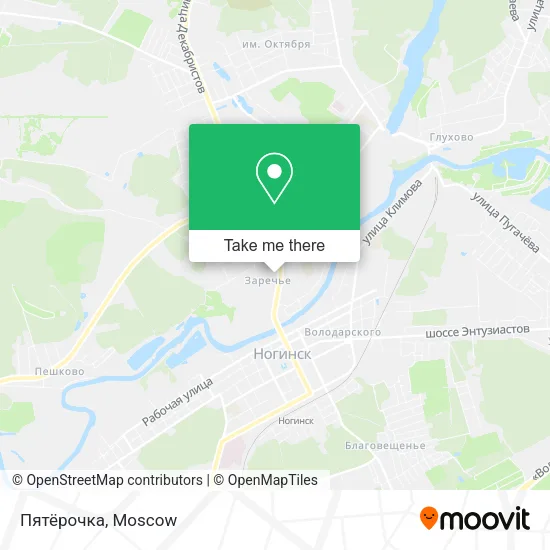 Пятёрочка map