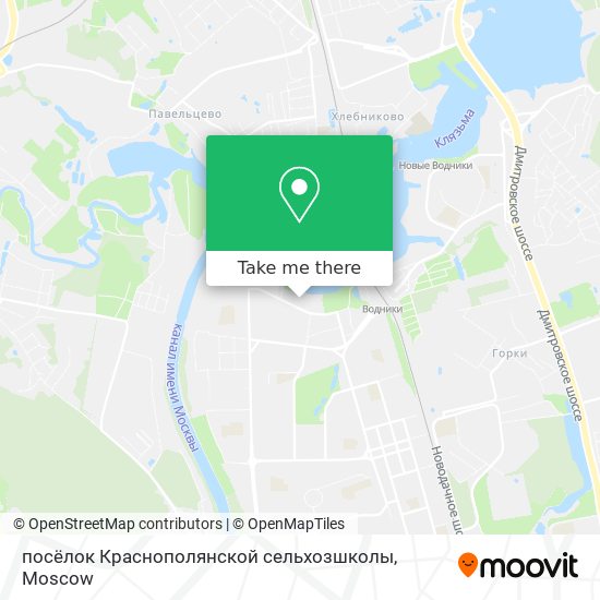 посёлок Краснополянской сельхозшколы map
